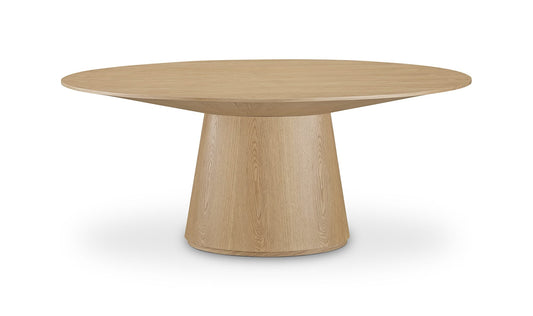 Otago Oval Dining Table Natural Oak