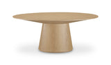 Otago Oval Dining Table Natural Oak