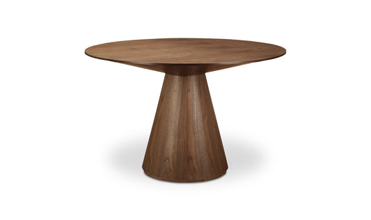 Otago 47In Round Dining Table Walnut