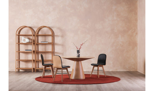 Otago Round Dining Table Natural Oak