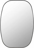 Kopparberg Black Gold Frame Round Mirror
