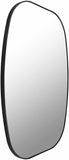 Kopparberg Black Gold Frame Round Mirror