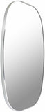 Kopparberg Metallic Silver Gold Frame Round Mirror