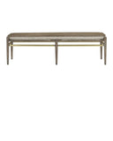 Visby Light Pepper Bench, Calcutta Linen