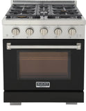 Kucht 30" Freestanding Professional Gas Range KFX3000X-BK