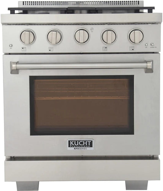 Kucht 30" Freestanding Professional Gas Range KFX3000X-S