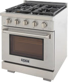 Kucht 30" Freestanding Professional Gas Range Liquid Propane KFX3000X/LP-S