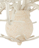 Seaward Small White Chandelier
