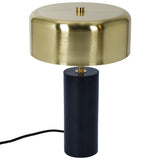 Kinetic Table Lamp - Gold outer and White inner