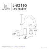 Roman 8 in. Widespread 2-Handle Bathroom Faucet in Brushed Nickel