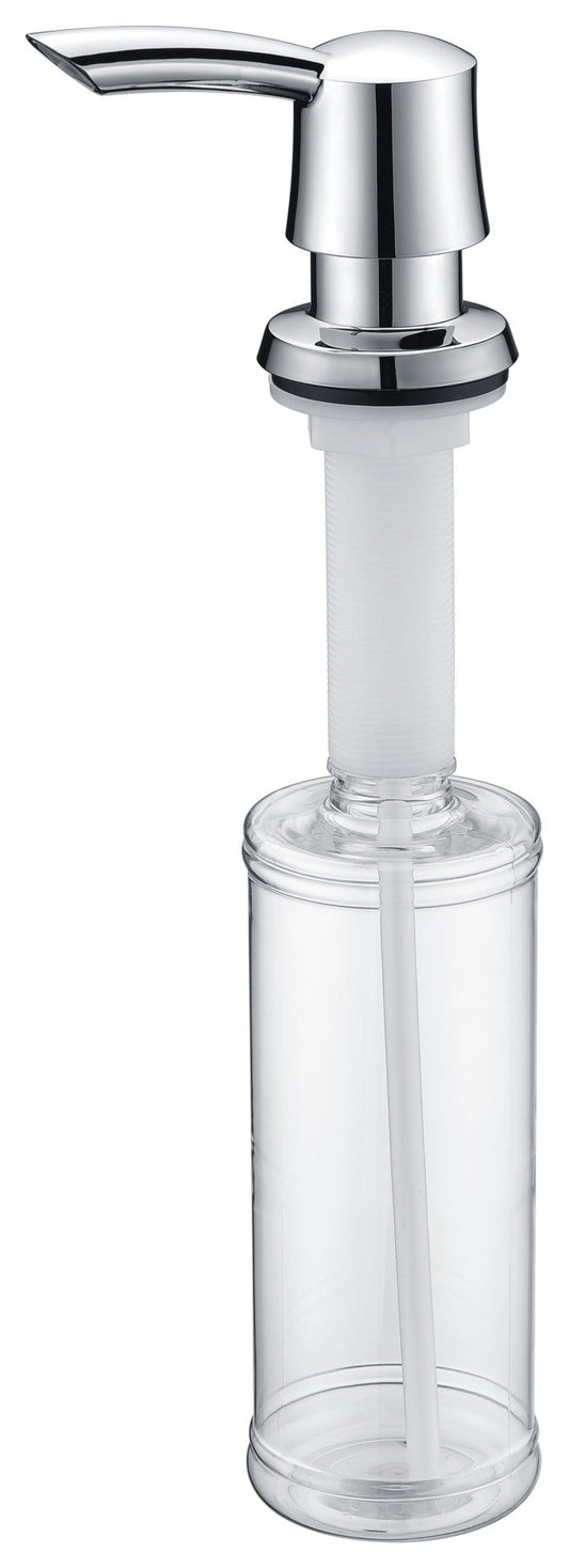 ANZZI Venice Built-in Bottle Soap/Lotion Dispenser (12 oz.), Refillable from Above the Counter, Durable Finish, Multiple Finishes