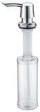 ANZZI Venice Built-in Bottle Soap/Lotion Dispenser (12 oz.), Refillable from Above the Counter, Durable Finish, Multiple Finishes