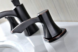 ANZZI Sonata Widespread Faucet, Dual Lever Control, 1.2 GPM WaterSense & ADA Certified, Rhino Alloy Solid Brass, Various Finishes