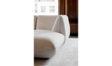 Zeppelin Ottoman Salt Stone White