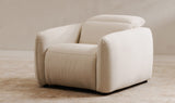 Eli Power Recliner Chair Warm White