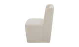 Cormac Rolling Dining Chair Cream