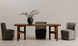 Cormac Rolling Dining Chair Slate Green