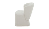 Larson Rolling Dining Chair Heather Grey