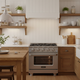 Kucht 30" Gas Range in Stainless Steel with Silver Oven Door, KNG301-S