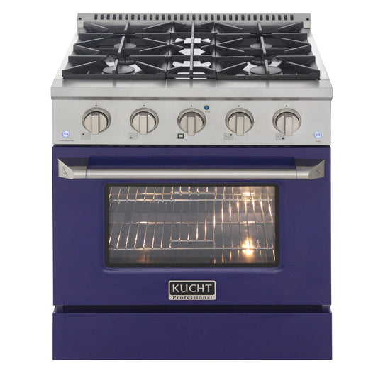 Kucht 30” Pro-Style Kitchen Dual Fuel Range - KDF302/LP-B
