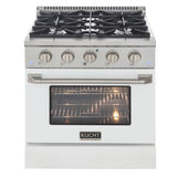 Kucht 30” Pro-Style Kitchen Dual Fuel Range - KDF302/LP-B