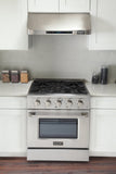 Kucht 30" Propane Range, Stainless Steel, Silver Oven Door, KNG301/LP-S