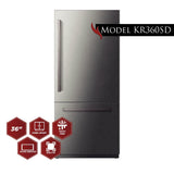 Kucht 36” Built-In, Counter Depth, Stainless Steel Refrigerator KR360SD