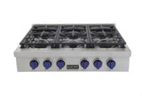 Kucht 36 Inch Gas Sealed Burner Rangetop-KFX369T-B