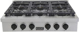 Kucht 36 Inch Gas Sealed Burner Rangetop-KFX369T-K