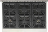 Kucht 36 Inch Gas Sealed Burner Rangetop-KFX369T-K