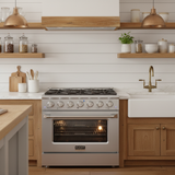 Kucht 36” Pro-Style Kitchen Dual Fuel Range - KDF362