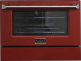 Kucht 36" Propane Range in Stainless Steel, Red Door, KNG361/LP-R