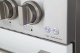 Kucht 48" Gas Range in Stainless Steel, White Oven Doors, KNG481-W