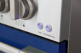 Kucht 48" Propane Range in Stainless Steel, Blue Doors, KNG481/LP-B