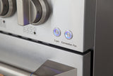 Kucht 48" Propane Range in Stainless Steel, Silver Doors, KNG481/LP-S