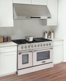 Kucht 48" Propane Range in Stainless Steel, Silver Doors, KNG481/LP-S