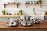 Kucht Culinary Professional 3-Ply Stainless 10 Piece Cookware Set, K16020