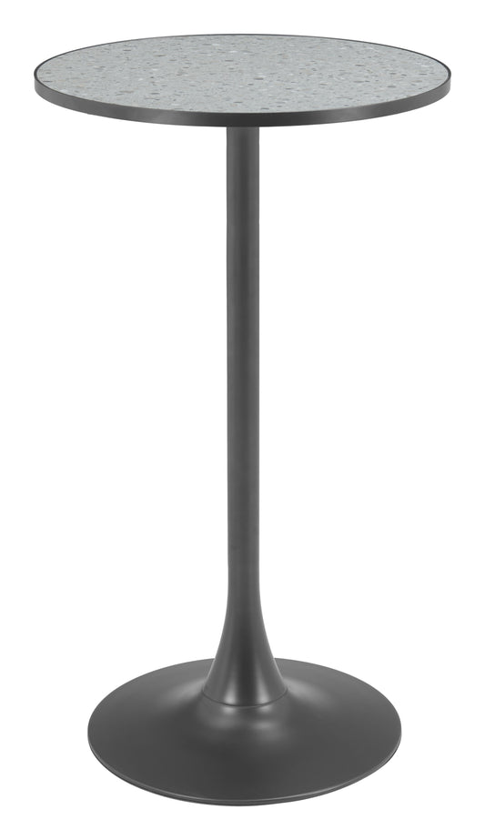 Bite Bar Table Gray & Black