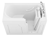 ANZZI Coupe Premier 53 - 60 in x 28 in. Soaking Walk-in Tub in White