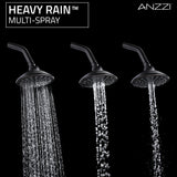 Mesto Series Single Handle Wall Mounted Showerhead and Bath Faucet Set in Oil Rubbed Bronze