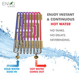 ENVO Arima High-Capacity Tankless Electric Water Heater (11 kW / 14.6 kW), Endless Hot Water, Advanced Safety Features, Space & Energy Saving