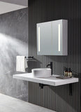 Ether 28 in. x 32 in. Frameless LED Mirror Bathroom Cabinet