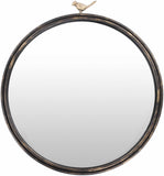 Loughlinstown Gold Frame Round Mirror