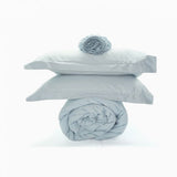400TC Cotton Sateen Solid All-In Bedding Bundle