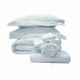400TC Cotton Sateen Solid All-In Bedding Bundle