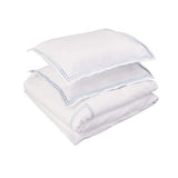 400TC Double Embroidery Cotton Sateen Solid Bedding Bundle