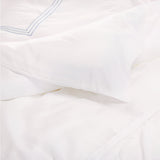 400TC Triple Embroidery Cotton Sateen Solid Bedding Bundle