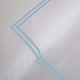 400TC Double Embroidery Sateen Solid Cotton Day Bed Set