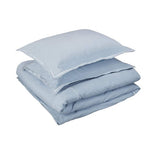 400TC Luxurious Single Embroidery Cotton Sateen Solid Bedding Bundle