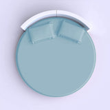 400TC Sateen Solid Cotton Round Fitted Sheet